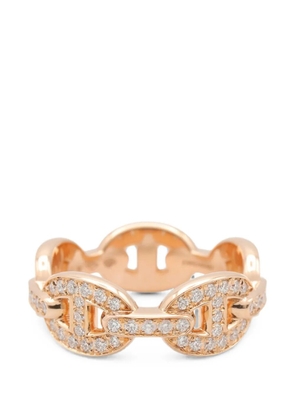 Hermès Pre-Owned 2010s Chaîne d'Ancre Enchene diamond ring - Pink
