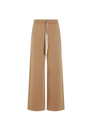 'S Max Mara logo-drawstring track pants - Neutrals