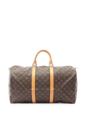 Louis Vuitton Pre-Owned 2003 50 Keepall Monogram Boston luggage bag - Brown