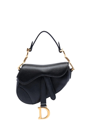 Christian Dior Pre-Owned 2021 Micro Goatskin Saddle Bag satchel - Black