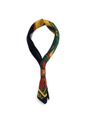 Drôle De Monsieur graphic-print scarf - Black