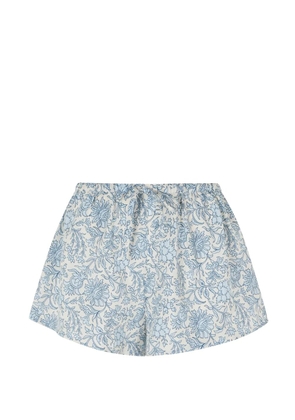 MC2 Saint Barth Kammy floral-print mini shorts - Neutrals