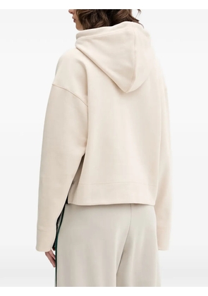 adidas toucan-print drawstring hoodie - Neutrals