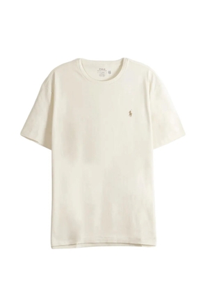 Polo Ralph Lauren embroidered-logo T-shirt - Neutrals