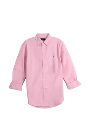 Polo Ralph Lauren logo-embroidered button-down shirt - Pink