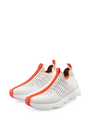 Hermès Pre-Owned Eclair slip-on sneakers - White