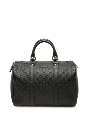 Gucci Pre-Owned 2000-2015 Medium Guccissima Joy boston bag - Black