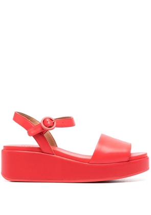 Camper Misia 55mm leather sandals - Red