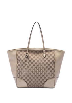 Gucci Pre-Owned 2016-2026 GG Canvas and Leather Bree tote bag - Neutrals