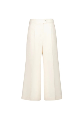 Valentino Garavani pressed-crease trousers - Neutrals