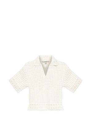 AllSaints Elma crochet-knit top - Neutrals