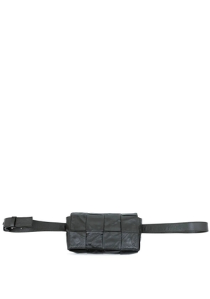 Bottega Veneta Pre-Owned 2012-2026 Paper Calfskin Intrecciato Cassette belt bag - Grey