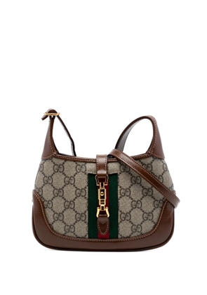 Gucci Pre-Owned 2016-2026 Mini GG Supreme Web Jackie 1961 crossbody bag - Neutrals