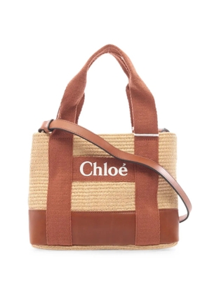 Chloé Pre-Owned 20s Woody shoulder bag - Neutrals