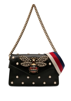 Gucci Pre-Owned 2016-2026 Mini Calfskin Queen Margaret Broadway satchel - Black