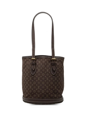 Louis Vuitton Pre-Owned 2007 Monogram Mini Lin PM bucket bag - Brown