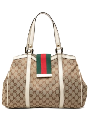 Gucci Pre-Owned 2000-2015 GG Canvas Web New Ladies tote bag - Neutrals