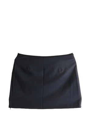 Paloma Wool Lumieti pinstripe-pattern side-zip mini skirt - Grey