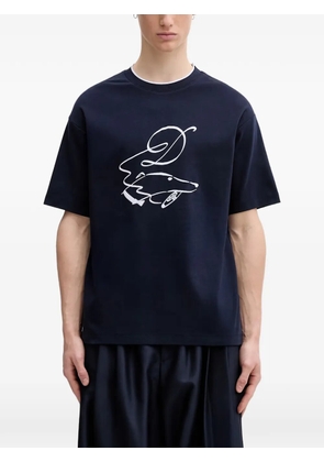 Drôle De Monsieur graphic-print T-shirt - Blue