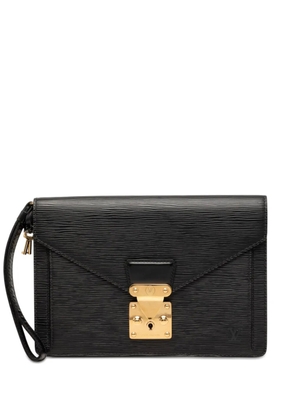 Louis Vuitton Pre-Owned 2005 Epi Pochette Sellier Dragonne clutch bag - Black