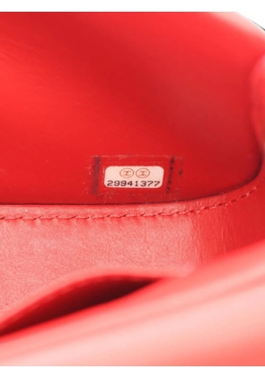 CHANEL Pre-Owned 2019 mini Classic Flap chain crossbody bag - Red