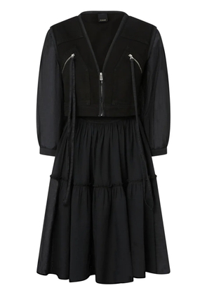 PINKO zipped midi dress - Black