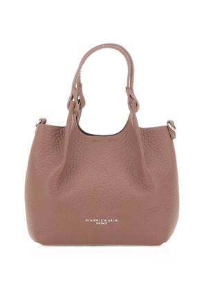 GIANNI CHIARINI small Dua grained leather tote bag - Pink