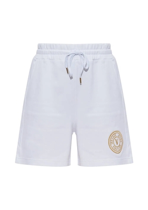 Versace Jeans Couture logo-embroidered shorts - White