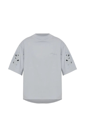 AllSaints Lola Amelie logo-embroidered T-shirt - Blue