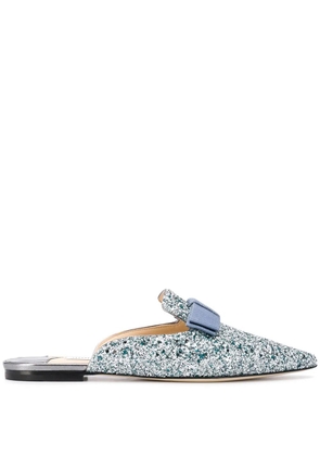 Jimmy Choo Galaxy flat mules - Blue