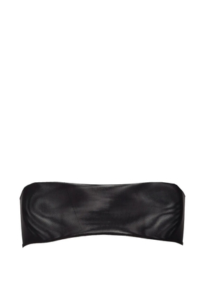 Rick Owens semi-sheer bandeau top - Black