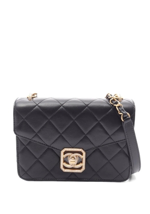 CHANEL Pre-Owned 2021s diamond-quilting shoulder bag - Black