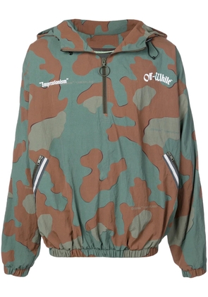 Off-White camouflage print jacket - Green