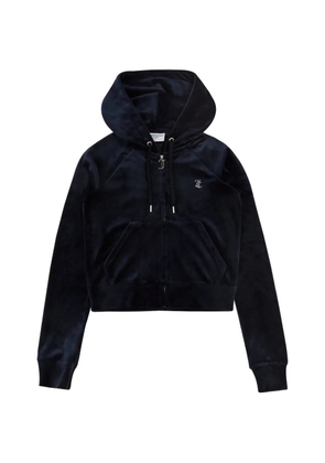 Juicy Couture diamanté velour hoodie - Blue
