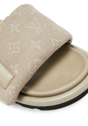 Louis Vuitton Pre-Owned Monogram slides - Neutrals