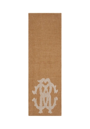 Roberto Cavalli RC-monogram scarf - Brown