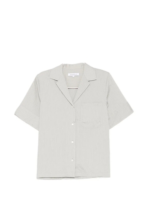 Maison Kitsuné striped resort shirt - Grey