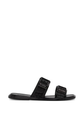 Melissa buckle-fastening eyelet-detail sandals - Black
