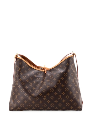 Louis Vuitton Pre-Owned CarryAll Monogram Canvas MM hobo bag - Brown