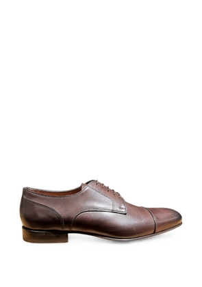 FLECS cap-toe lace-up shoes - Brown