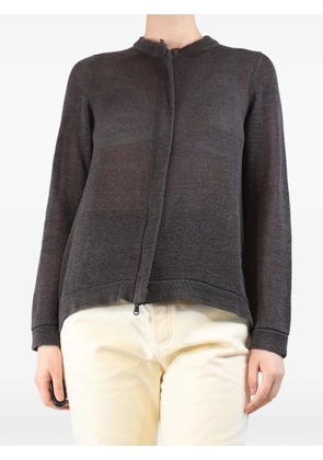 Brunello Cucinelli Vintage zip-up cardigan - Brown