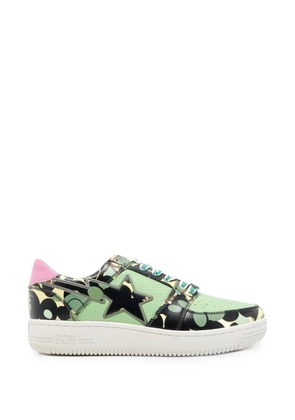 A BATHING APE® x Mo' Wax x Unkle Bapesta Low M2 camo-print sneakers - Green