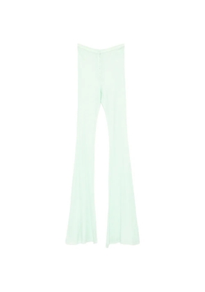 Kiki de Montparnasse button gaufré pants - Green