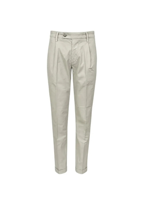 Re-Hash pleated-front cuffed trousers - Neutrals