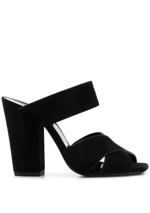 Saint Laurent Oak mule-style sandals - Black