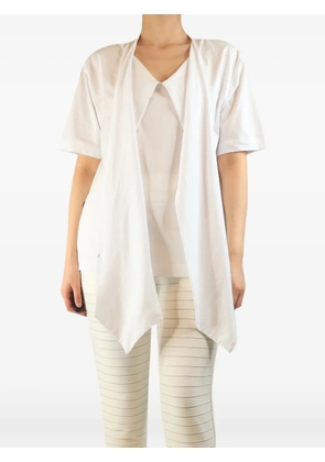 Dries Van Noten Pre-Owned draped short-sleeved T-shirt - Neutrals