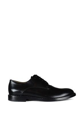 FENDI metallic trim oxford shoes - Black