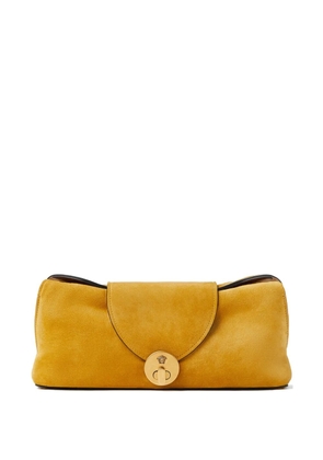 Versace Vivian suede clutch - Yellow