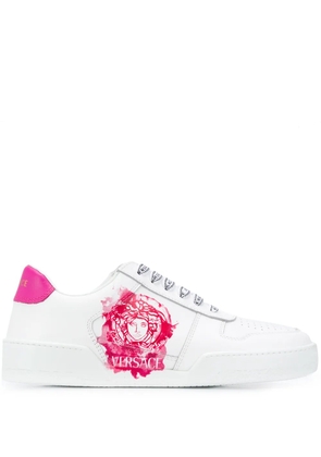 Versace Medusa head sneakers - White
