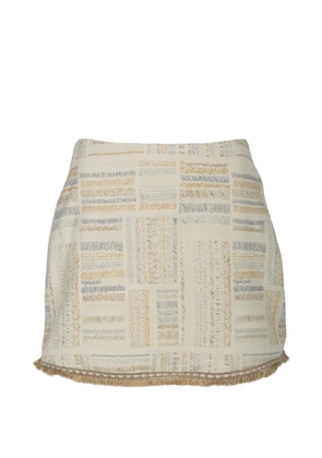Devon Windsor Moe mini skirt - Neutrals